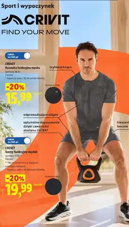 Lidl CRIVIT Koszulka funkcyjna męska oferta