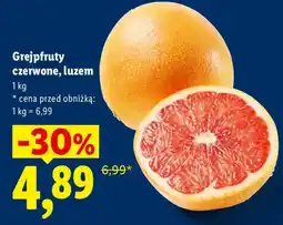 Lidl Grejpfruty czerwone, luzem oferta
