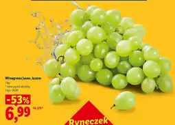 Lidl Winogrona jasne, luzem oferta