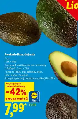 Lidl Awokado Hass, dojrzałe oferta