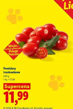 Lidl Pomidory truskawkowe oferta