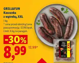 Lidl Kaszanka z wątrobą, XXL oferta