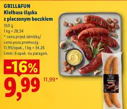 Lidl Kiełbasa śląska z pieczonym boczkiem oferta