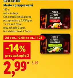 Lidl GRILL&FUN Masło z przyprawami oferta