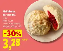 Lidl Malinianka z kruszonką oferta