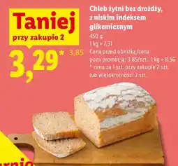 Lidl Chleb żytni bez drożdży oferta