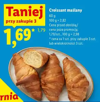 Lidl Croissant maślany oferta