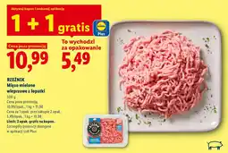 Lidl RZEŹNIK Mięso mielone wieprzowe z łopatki oferta