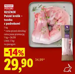 Lidl Rzeźnik Polski Królik oferta