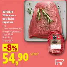 Lidl Rzeźnik Wołowina - polędwica cygańska oferta