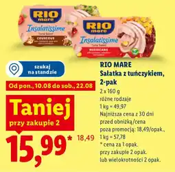 Lidl RIO MARE Sałatka z tuńczykiem oferta