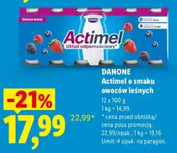 Lidl Actimel Układ odpornościowy* Owoce leśne oferta