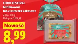 Lidl Food Festival Minibrownie lub ciasteczka kokosowe oferta