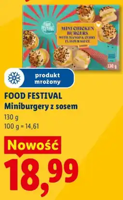 Lidl Food Festival Miniburgery z sosem oferta