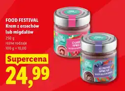 Lidl FOOD FESTIVAL Krem z orzechów lub migdałów oferta