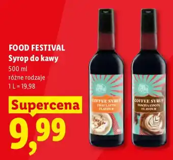 Lidl Syrop do kawy oferta