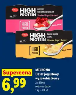 Lidl Deser jogurtowy wysokobiałkowy oferta