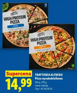Lidl Trattoria Alfredo Pizza wysokobiałkowa oferta
