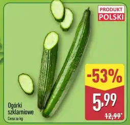 ALDI Ogórki szklarniowe oferta