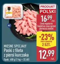 ALDI Paski z fileta z piersi kurczaka oferta