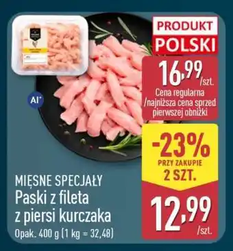 ALDI Paski z fileta z piersi kurczaka oferta