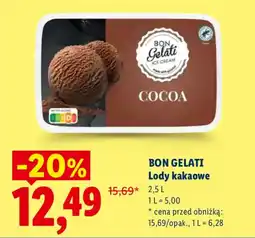 Lidl BON GELATI Lody kakaowe oferta