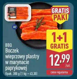 ALDI BBQ Boczek wieprzowy plastry w marynacie paprykowej oferta