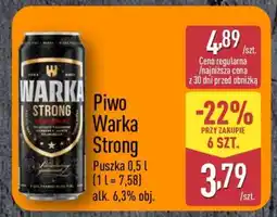 ALDI Piwo WARKA STRONG oferta