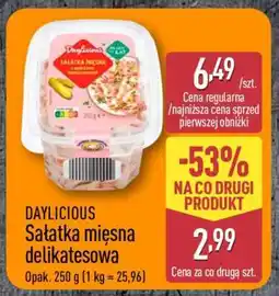 ALDI DAYLICIOUS Sałatka mięsna delikatesowa oferta