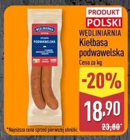 ALDI WĘDLINIARNIA Kiełbasa podwawelska oferta