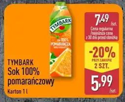 ALDI TYMBARK Sok 100% pomarańczowy oferta
