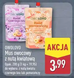 ALDI OWOLOVO Mus owocowy z nutą kwiatową oferta