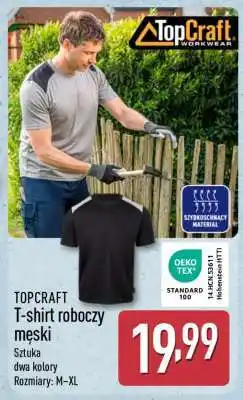 ALDI TOPCRAFT T-shirt roboczy męski oferta