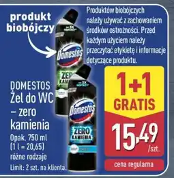 ALDI DOMESTOS Żel do WC Zero Kamienia oferta