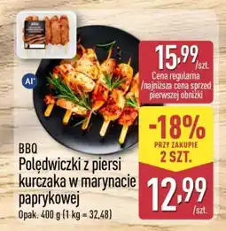ALDI BBQ Poledwiczki z piersi kurczaka w marynacie paprykowej oferta