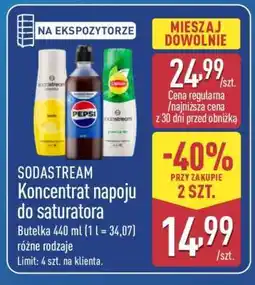 ALDI Sodastream Koncentrat napoju do saturatora oferta
