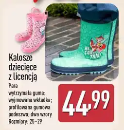 ALDI Kalosze dziecięce z licencją oferta