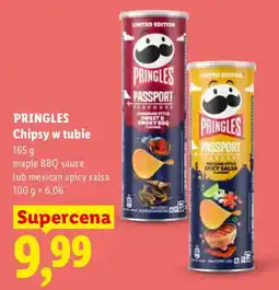Lidl Pringles Chipsy w tubie oferta
