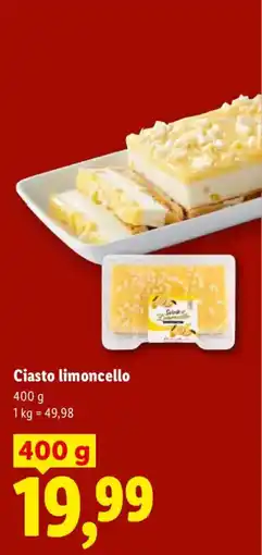 Lidl Ciasto limoncello oferta