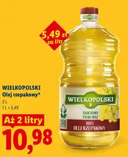 Lidl Olej rzepakowy* WIELKOPOLSKI oferta