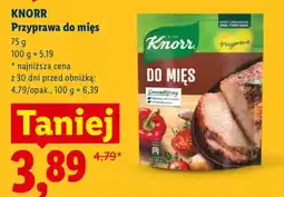 Lidl Przyprawa do mięs Knorr oferta