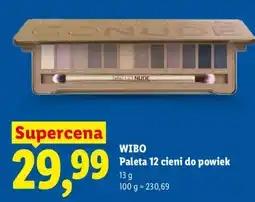 Lidl WIBO Paleta 12 cieni do powiek oferta