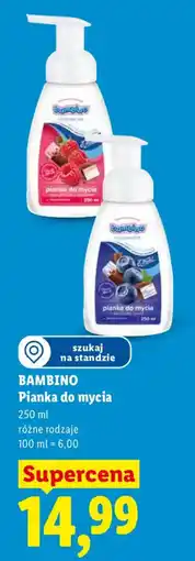 Lidl BAMBINO Pianka do mycia oferta