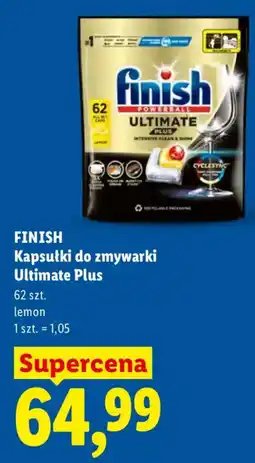Lidl Finish Kapsułki do zmywarki Ultimate Plus oferta