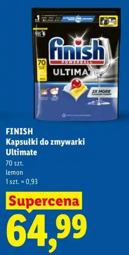 Lidl Finish Kapsułki do zmywarki Ultimate oferta