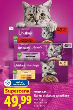 Lidl WHISKAS Karma dla kota w saszetkach oferta