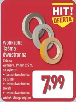 ALDI Taśma dwustronna Workzone oferta