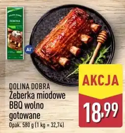ALDI Dolina Dobra Żeberka miodowe BBQ wolno gotowane oferta