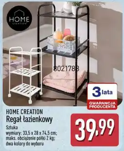 ALDI HOME CREATION Regał łazienkowy oferta
