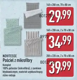 ALDI NOVITESSE Pościel z mikrofibry oferta